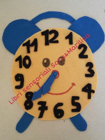 orologio con lancette mobili