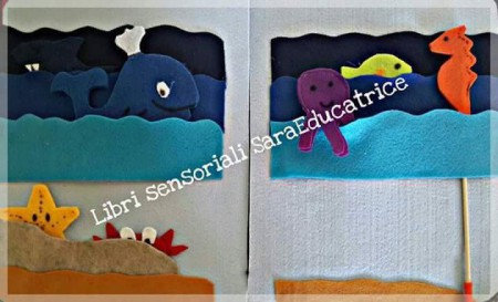 acquario con marionette